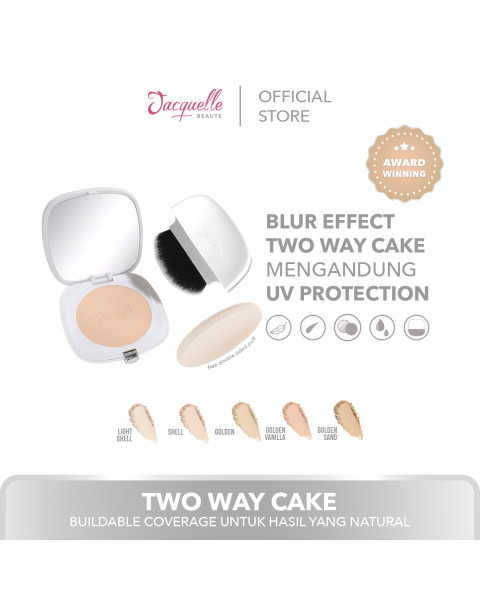 Jacquelle Blur Effect Two Way Cake - Bedak TWC Compact Powder