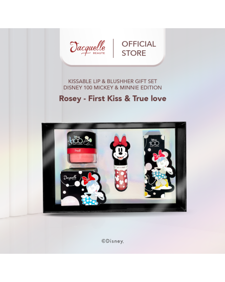 [BUNDLE] Jacquelle Kissable Lip & Cheek Gift Set - Disney 100 Mickey & Minnie Edition